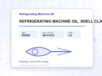 REFRIGERATING MACHINE OIL, SHELL CLAVUS-32 20LTR - Refrigerating Machine Oil - IMPA 450262 - UOM CA