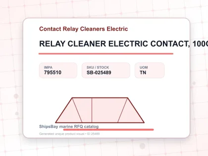 RELAY CLEANER ELECTRIC CONTACT, 100GRM SPRAY TIN - Contact Relay Cleaners Electric - IMPA 795510 - UOM TN
