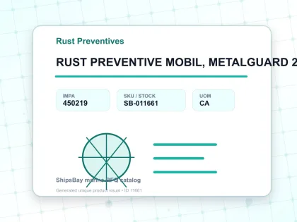 RUST PREVENTIVE MOBIL, METALGUARD 240 20LTR - Rust Preventives - IMPA 450219 - UOM CA