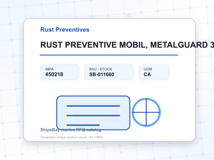 RUST PREVENTIVE MOBIL, METALGUARD 360 20LTR - Rust Preventives - IMPA 450218 - UOM CA
