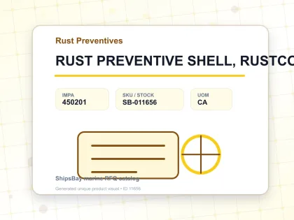RUST PREVENTIVE SHELL, RUSTCOAT 1001 - Rust Preventives - IMPA 450201 - UOM CA