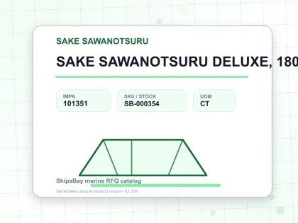 SAKE SAWANOTSURU DELUXE, 1800MLX6BTL - SAKE SAWANOTSURU - IMPA 101351 - UOM CT