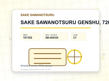 SAKE SAWANOTSURU GENSHU, 720MLX10BTL - SAKE SAWANOTSURU - IMPA 101352 - UOM CT