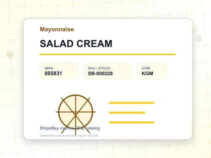 SALAD CREAM - Mayonnaise - IMPA 005831 - UOM KGM