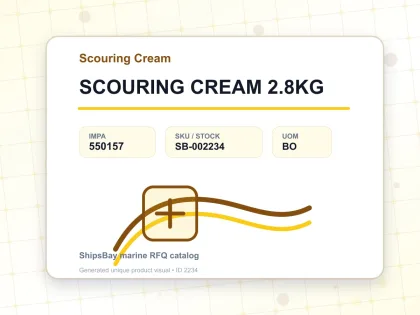 SCOURING CREAM 2.8KG - Scouring Cream - IMPA 550157 - UOM BO