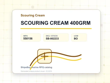 SCOURING CREAM 400GRM - Scouring Cream - IMPA 550156 - UOM BO