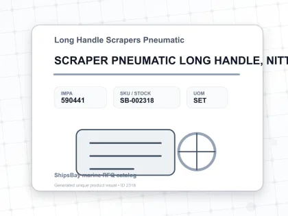 SCRAPER PNEUMATIC LONG HANDLE, NITTO MODEL S-250 - Long Handle Scrapers Pneumatic - IMPA 590441 - UOM SET