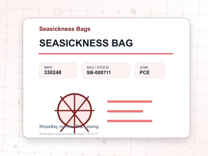 SEASICKNESS BAG - Seasickness Bags - IMPA 330248 - UOM PCE