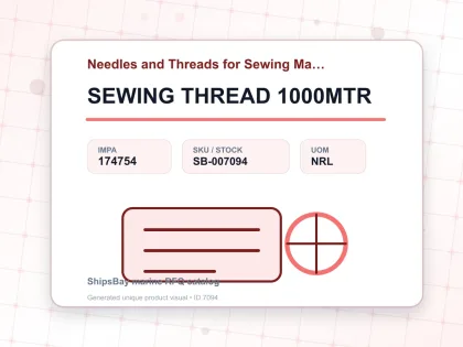 SEWING THREAD 1000MTR - Needles and Threads for Sewing Machine - IMPA 174754 - UOM NRL