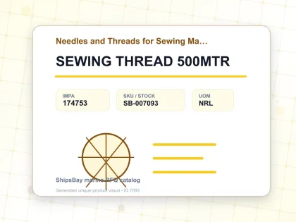 SEWING THREAD 500MTR - Needles and Threads for Sewing Machine - IMPA 174753 - UOM NRL