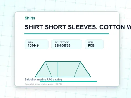 SHIRT SHORT SLEEVES, COTTON WHITE 3L - Shirts - IMPA 150449 - UOM PCE