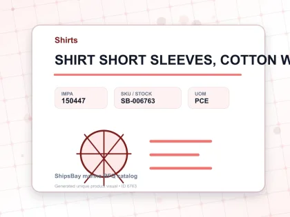 SHIRT SHORT SLEEVES, COTTON WHITE L - Shirts - IMPA 150447 - UOM PCE