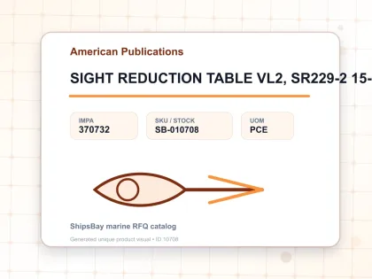 SIGHT REDUCTION TABLE VL2, SR229-2 15-30DEG - American Publications - IMPA 370732 - UOM PCE