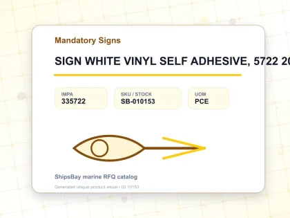SIGN WHITE VINYL SELF ADHESIVE, 5722 200X150MM WEAR EAR PROTEC - Mandatory Signs - IMPA 335722 - UOM PCE