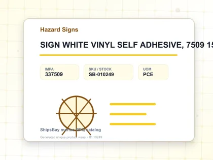 SIGN WHITE VINYL SELF ADHESIVE, 7509 150X150MM FLAM'BLE LIQUID - Hazard Signs - IMPA 337509 - UOM PCE