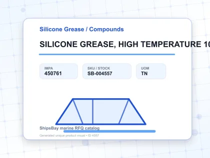SILICONE GREASE, HIGH TEMPERATURE 100GRM - Silicone Grease / Compounds - IMPA 450761 - UOM TN