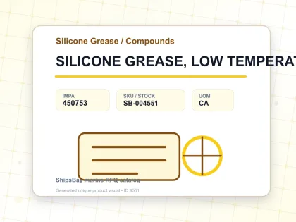 SILICONE GREASE, LOW TEMPERATURE 1KG - Silicone Grease / Compounds - IMPA 450753 - UOM CA