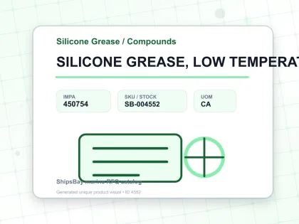 SILICONE GREASE, LOW TEMPERATURE 4KG - Silicone Grease / Compounds - IMPA 450754 - UOM CA