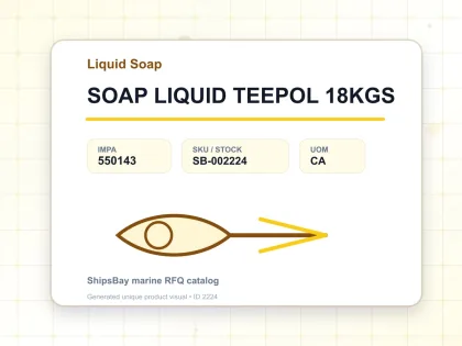 SOAP LIQUID TEEPOL 18KGS - Liquid Soap - IMPA 550143 - UOM CA