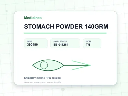 STOMACH POWDER 140GRM - Medicines - IMPA 390480 - UOM TN