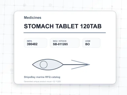 STOMACH TABLET 120TAB - Medicines - IMPA 390482 - UOM BO