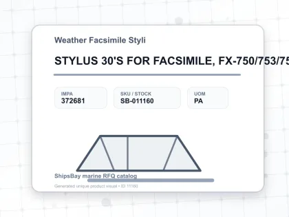 STYLUS 30'S FOR FACSIMILE, FX-750/753/750II/755 - Weather Facsimile Styli - IMPA 372681 - UOM PA