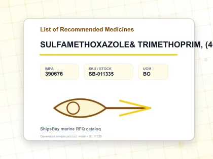 SULFAMETHOXAZOLE& TRIMETHOPRIM, (400 + 80MG) TABLET 20'S - List of Recommended Medicines - IMPA 390676 - UOM BO