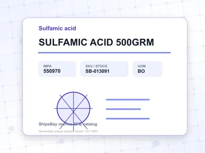 SULFAMIC ACID 500GRM - Sulfamic acid - IMPA 550970 - UOM BO
