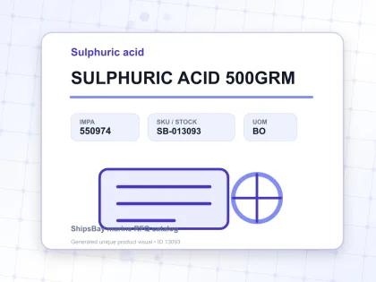 SULPHURIC ACID 500GRM - Sulphuric acid - IMPA 550974 - UOM BO