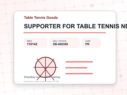 SUPPORTER FOR TABLE TENNIS NET - Table Tennis Goods - IMPA 110142 - UOM PR