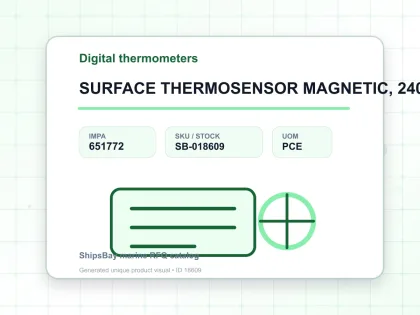 SURFACE THERMOSENSOR MAGNETIC, 240DEG.C FOR TMDT2 - Digital thermometers - IMPA 651772 - UOM PCE