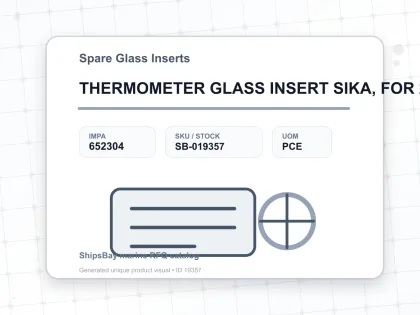 THERMOMETER GLASS INSERT SIKA, FOR 272B 0-100DEG.C 63MM - Spare Glass Inserts - IMPA 652304 - UOM PCE