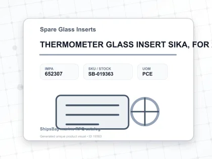 THERMOMETER GLASS INSERT SIKA, FOR 272B 0-160DEG.C 63MM - Spare Glass Inserts - IMPA 652307 - UOM PCE