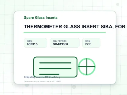 THERMOMETER GLASS INSERT SIKA, FOR 272B 0-300DEG.C 160MM - Spare Glass Inserts - IMPA 652315 - UOM PCE