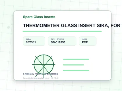 THERMOMETER GLASS INSERT SIKA, FOR 272B -30-50DEG.C 63MM - Spare Glass Inserts - IMPA 652301 - UOM PCE