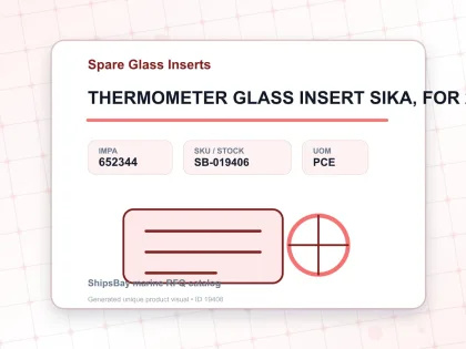 THERMOMETER GLASS INSERT SIKA, FOR 292B 0-100DEG.C 63MM - Spare Glass Inserts - IMPA 652344 - UOM PCE