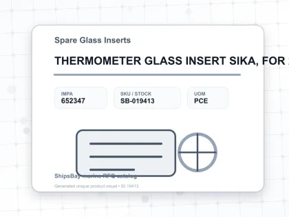 THERMOMETER GLASS INSERT SIKA, FOR 292B 0-160DEG.C 63MM - Spare Glass Inserts - IMPA 652347 - UOM PCE