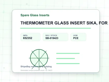 THERMOMETER GLASS INSERT SIKA, FOR 292B 0-200DEG.C 160MM - Spare Glass Inserts - IMPA 652352 - UOM PCE