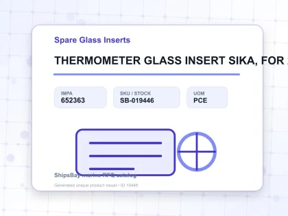THERMOMETER GLASS INSERT SIKA, FOR 292B 0-600DEG.C 100MM - Spare Glass Inserts - IMPA 652363 - UOM PCE