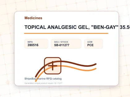 TOPICAL ANALGESIC GEL, "BEN-GAY" 35.5GRM - Medicines - IMPA 390516 - UOM PCE