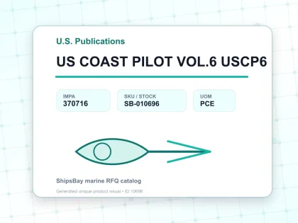 US COAST PILOT VOL.6 USCP6 - U.S. Publications - IMPA 370716 - UOM PCE