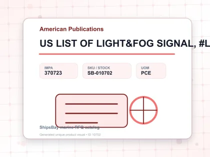 US LIST OF LIGHT&FOG SIGNAL, #LL112 - American Publications - IMPA 370723 - UOM PCE