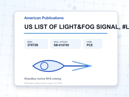 US LIST OF LIGHT&FOG SIGNAL, #LL115 - American Publications - IMPA 370726 - UOM PCE
