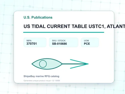 US TIDAL CURRENT TABLE USTC1, ATLANTIC COAST OF N.AMECICA - U.S. Publications - IMPA 370701 - UOM PCE