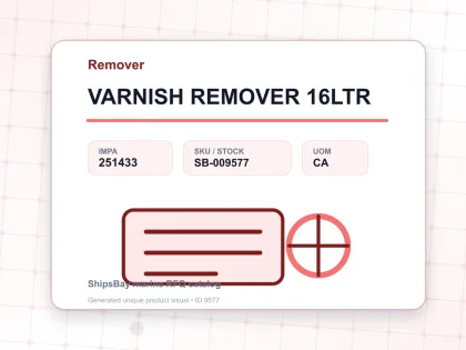 VARNISH REMOVER 16LTR - Remover - IMPA 251433 - UOM CA