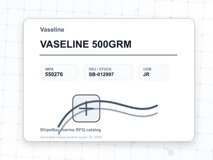 VASELINE 500GRM - Vaseline - IMPA 550276 - UOM JR