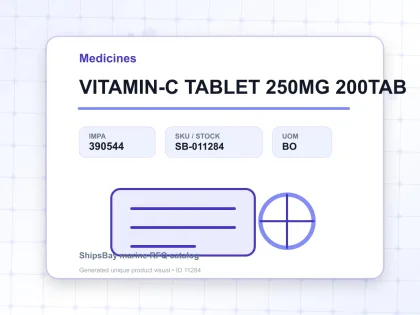 VITAMIN-C TABLET 250MG 200TAB - Medicines - IMPA 390544 - UOM BO