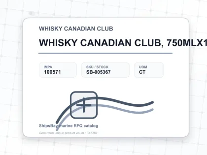 WHISKY CANADIAN CLUB, 750MLX12BTL - WHISKY CANADIAN CLUB - IMPA 100571 - UOM CT