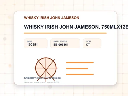 WHISKY IRISH JOHN JAMESON, 750MLX12BTL - WHISKY IRISH JOHN JAMESON - IMPA 100551 - UOM CT