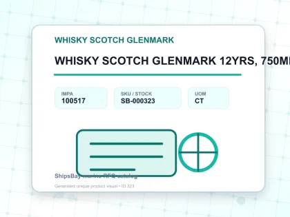 WHISKY SCOTCH GLENMARK 12YRS, 750MLX6S - WHISKY SCOTCH GLENMARK - IMPA 100517 - UOM CT